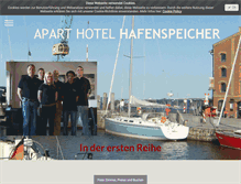 Tablet Screenshot of hafenspeicher.com